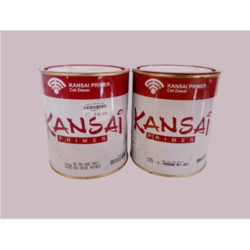 

Kansai Primer Cat Dasar Besi/Cat Meni kayu Kansai 113/Cat Dasar Besi Kansai 1kg