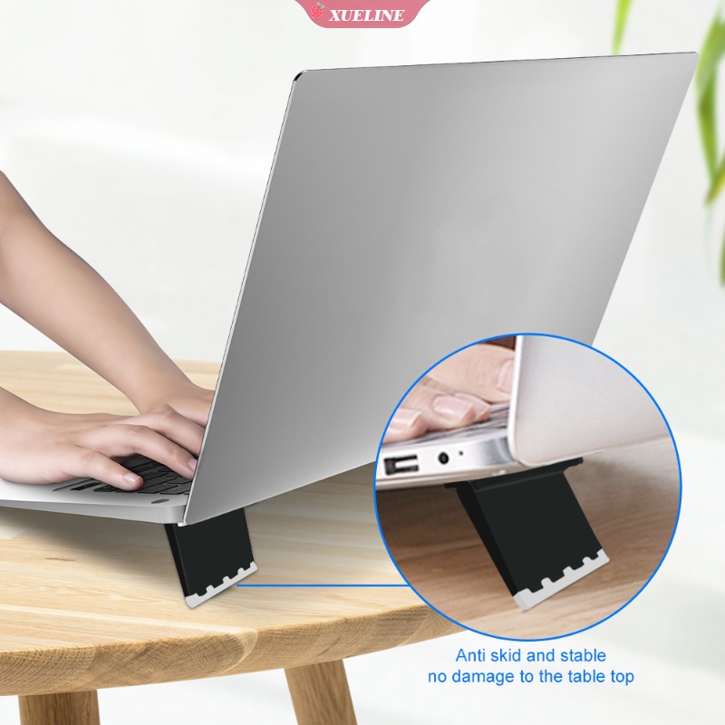 Stand Laptop Mini Portable Untuk Macbook Air / Pro 10-18 Inch