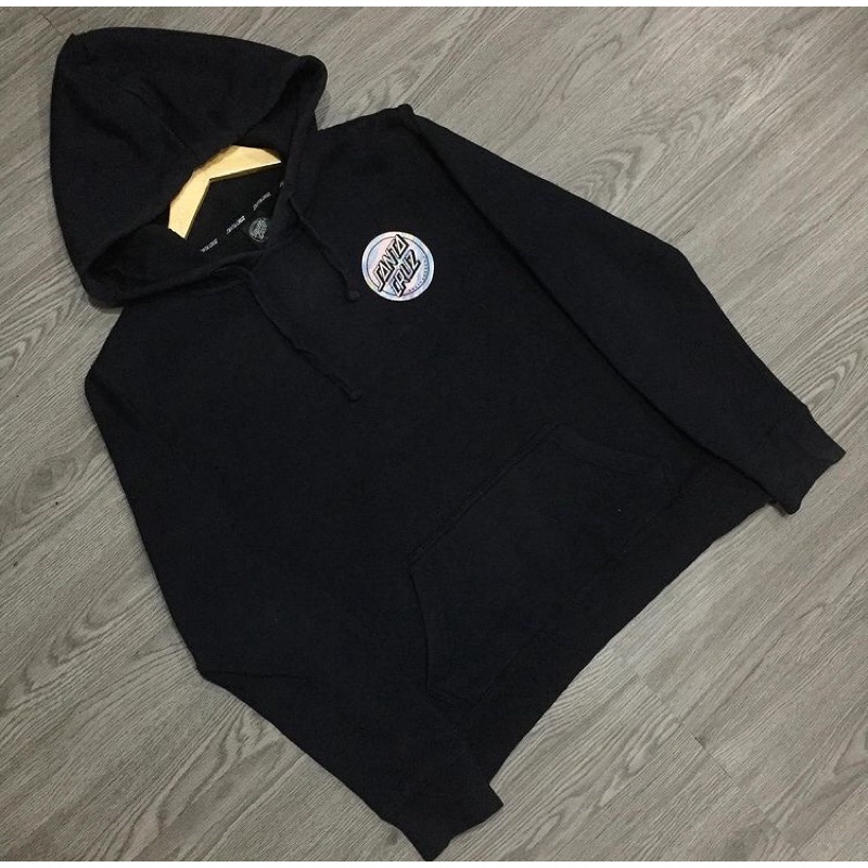SANTA CRUZ BLACK HOODIE / JAKET SANTA CRUZ