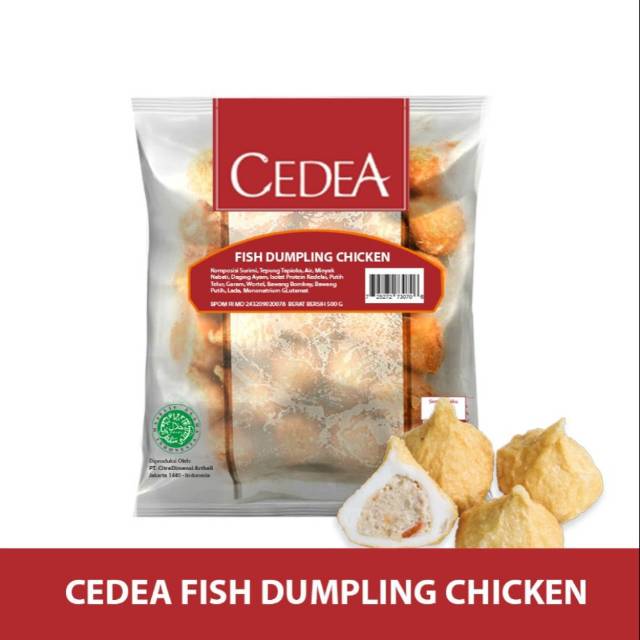 Cedea Fish Dumpling Chicken 500 gram