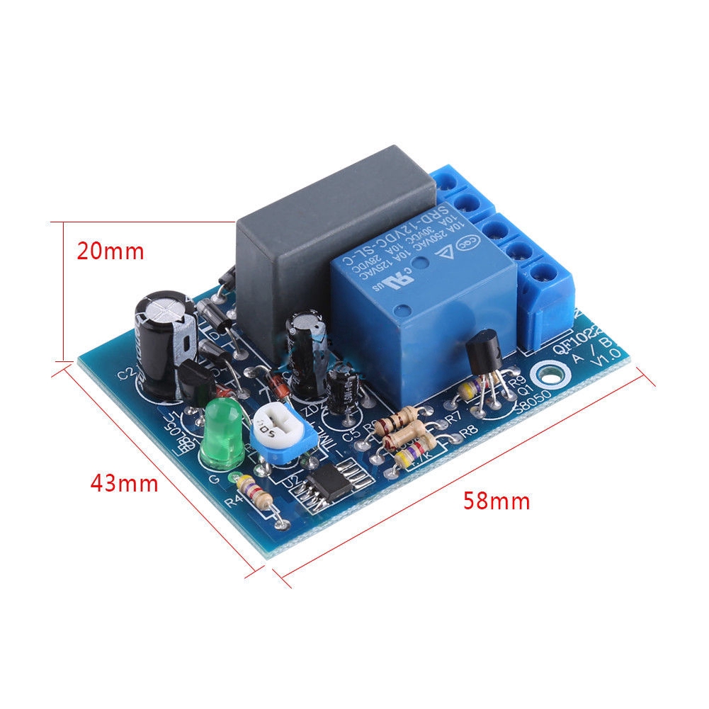 [IN STOCK/COD]AC 220V Timer Relay Delay Module Adjustable Timing Turn On/Off Switch Board