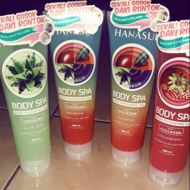 Hanasui body spa perontok daki