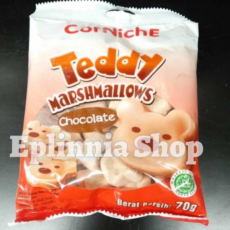 

Corniche Teddy Marshmallows Chocolate 70 gr - Marshmallow