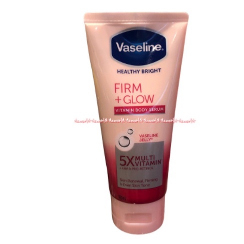 Vaseline Healty Bright 100ml Firm Glow Vitamin Body Serum Vaselin Health Untuk Vit Kulit