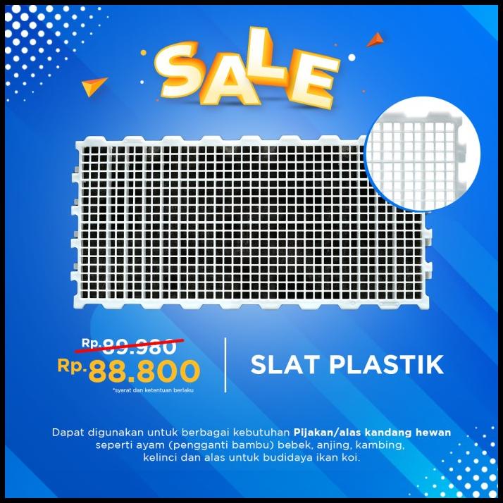 Slat Plastik - Pijakan / Alas Kandang Untuk Anjing Kucing Kambing