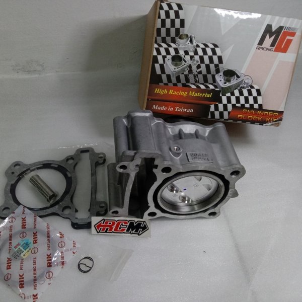 CYLINDER BLOK BLOCK SILINDER PISTON SEHER SEKER KIT SET SDH PAKING GASKET JUPITER MX OLD LAMA NEW VIXION OLD LAMA OVI NVL UK 63MM 63 MM MG RACING