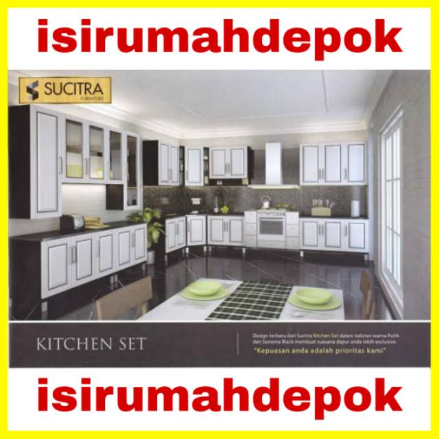 Kitchen Set Dinding Gantung Tembok Atas 3 Pintu Modern Minimalis KCA 5103