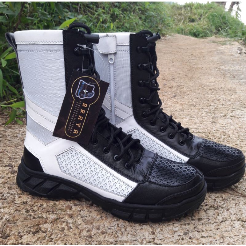 Sepatu PDL Polri Raider Provost kulit asli