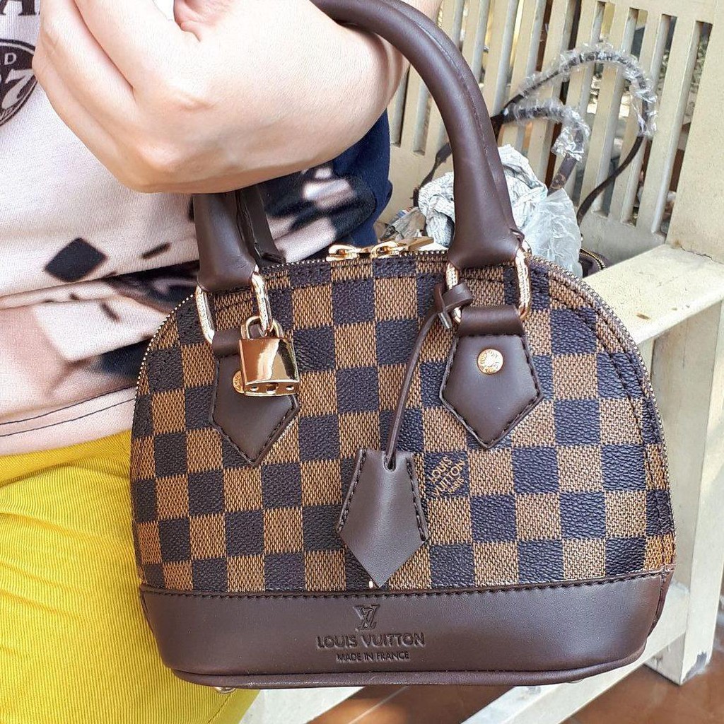  tas  LV  ALMA SUPER  MINI DAMIR MONO 2 TALI Shopee Indonesia