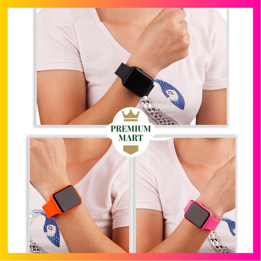 Jam Tangan Digital LED Display Watch Elektronik Watch Fashion [Ready 12 Warna]