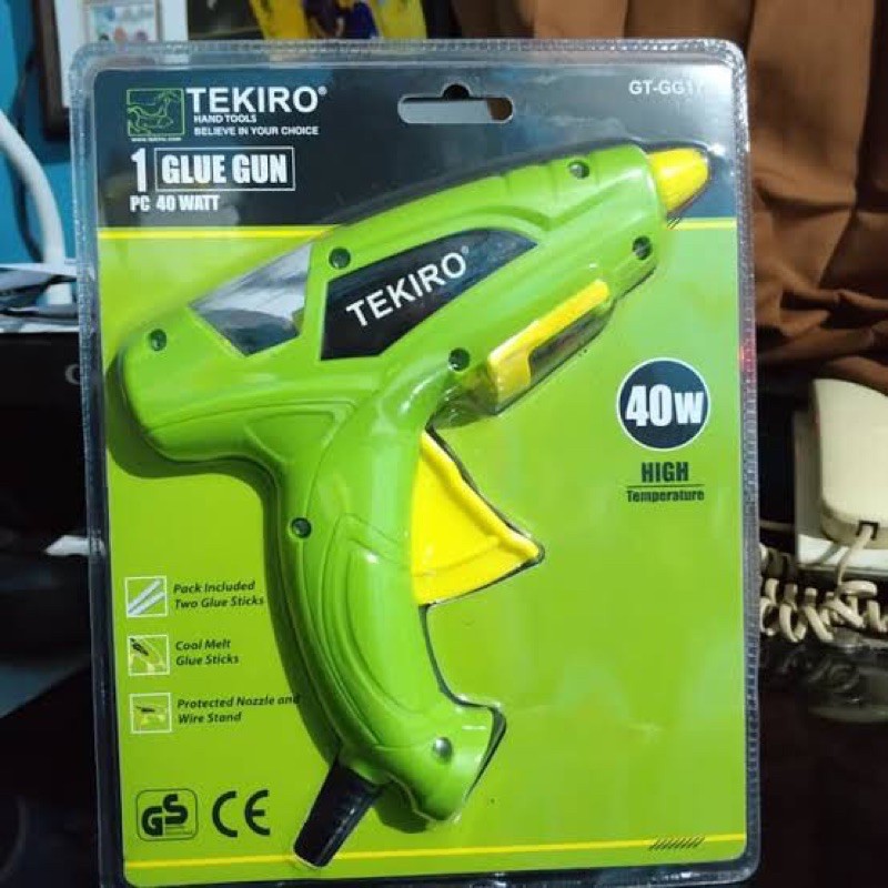 GLUE GUN TEKIRO BERKUALITAS / LEM TEMBAK TEKIRO KECIL DAN BESAR