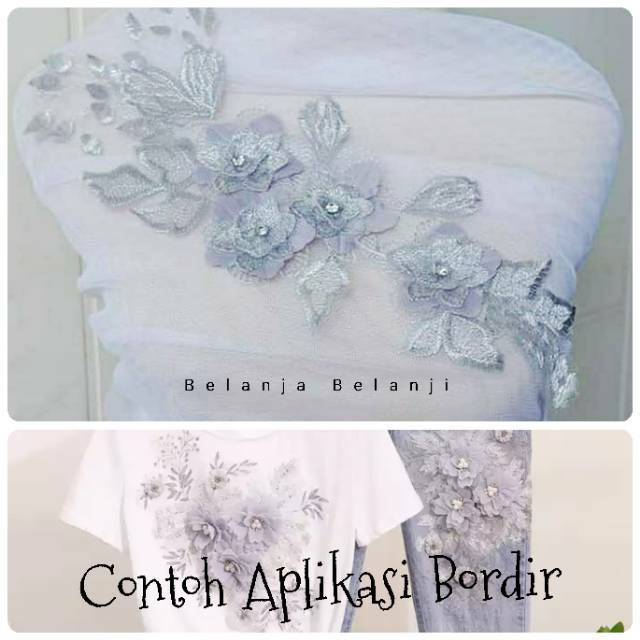 Patch Bordir Bunga Motek Aplikasi Baju Aplikasi Bordir Jahit Aplikasi Renda Embroidery
