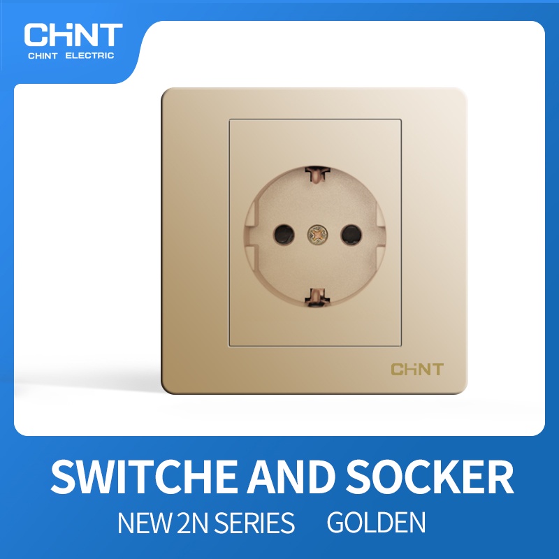 CHINT NEW2N Champagne Socket / soket