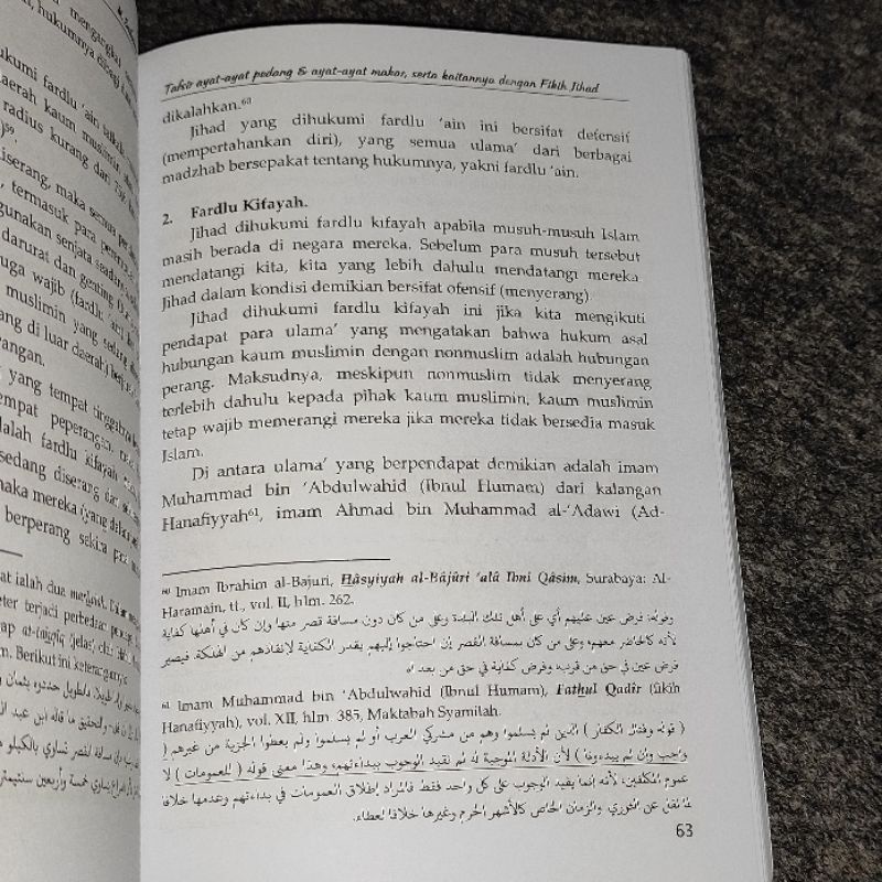 Fiqih jihad Tafsir ayat ayat pedang dan ayat ayat makar serta kaitannya dengan fiqih jihad