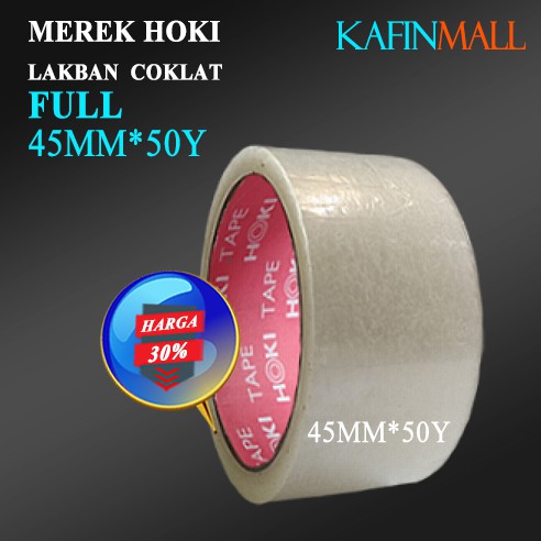 Murah Super Clean 45mmx90Y 45mmx50Y LAKBAN BENING dan Coklat HORICI TAPE DAN HOKI TAPE/ISOLASI