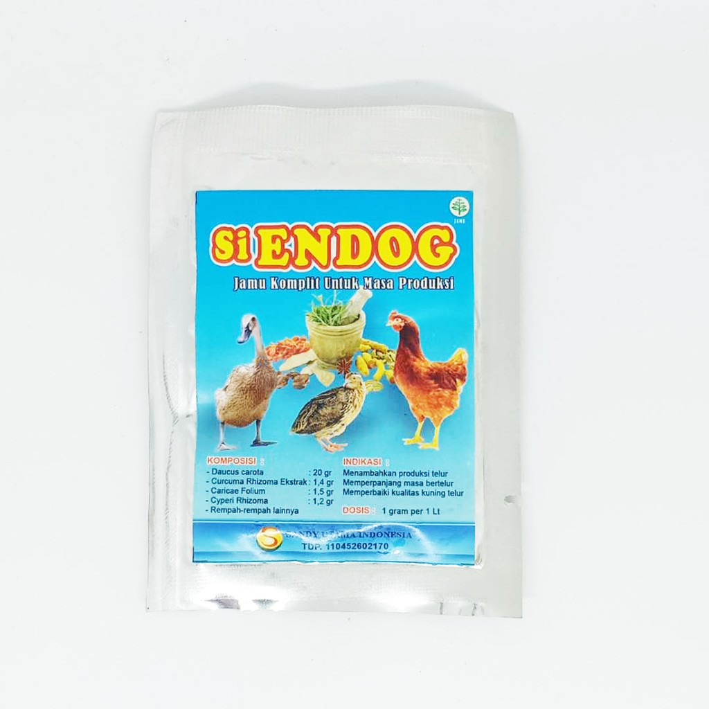 

Si Endog / Jamu Komplit Untuk Masa Produksi