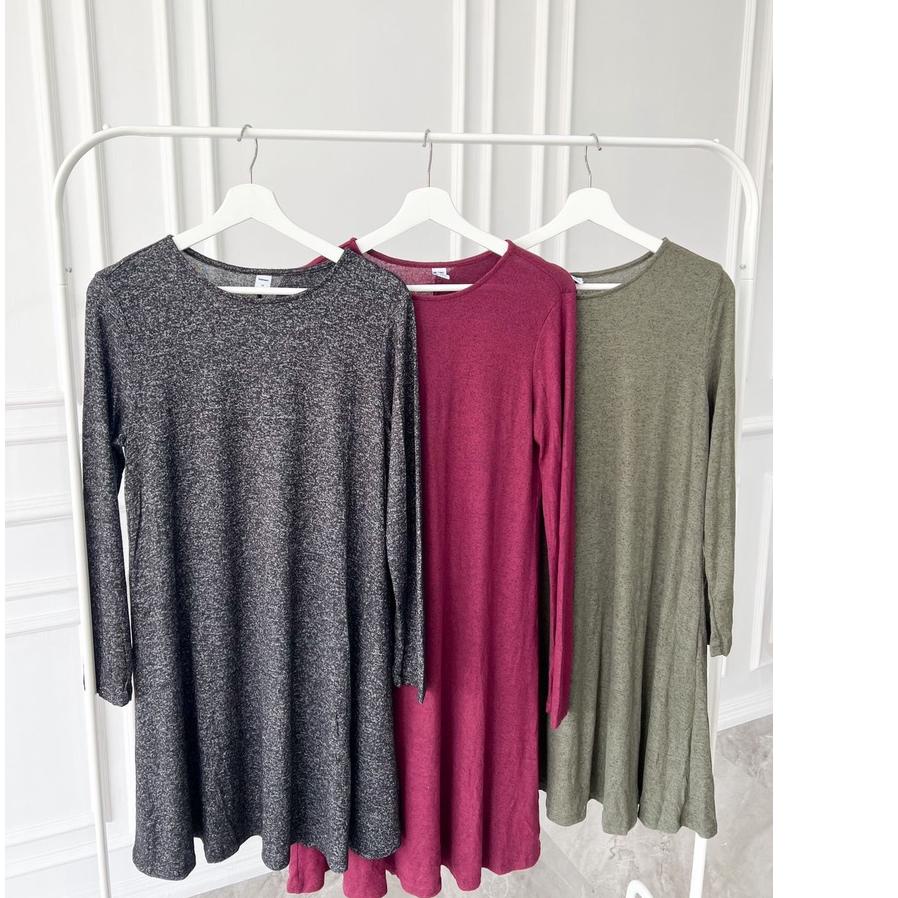 『GROSIR』 Oldnavy Knitted Longsleeve Swing Dress ?