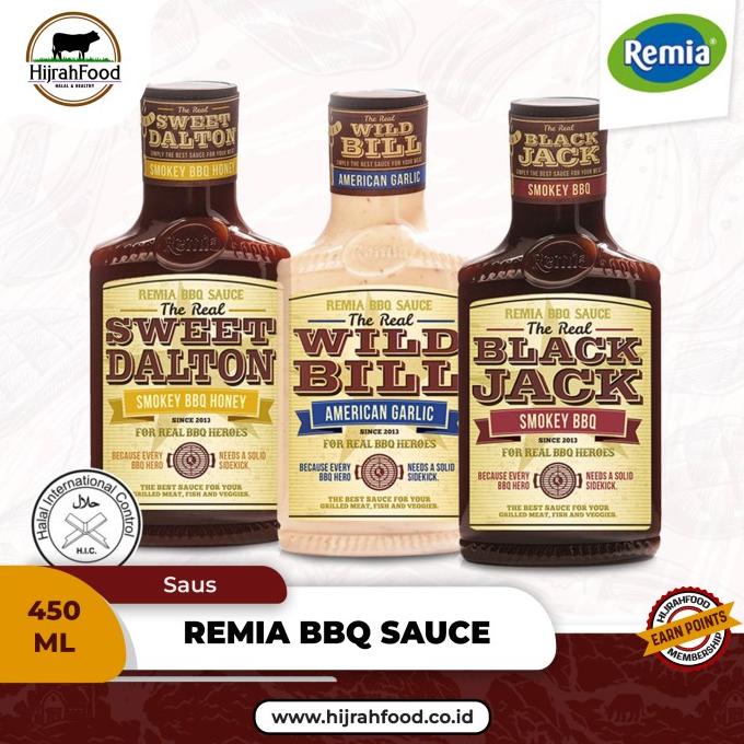 

Remia Saus Smokey BBQ / Smokey BBQ Honey / American Garlic BBQ Sauce
