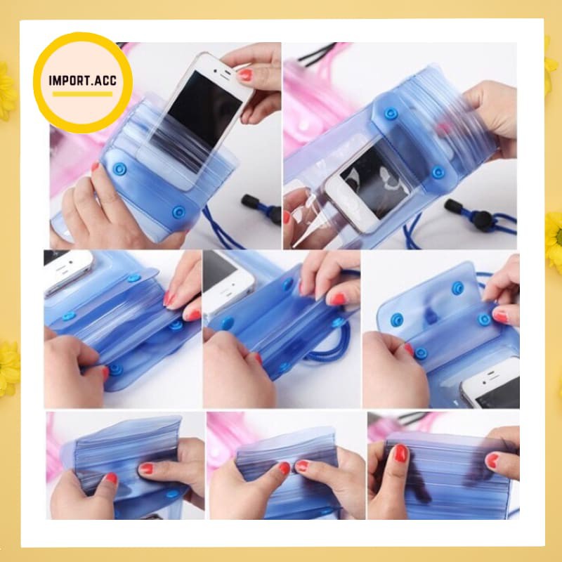 Waterproof Bag For Smartphone Android - Sarung HP Anti Air Size XL 5.5 inch