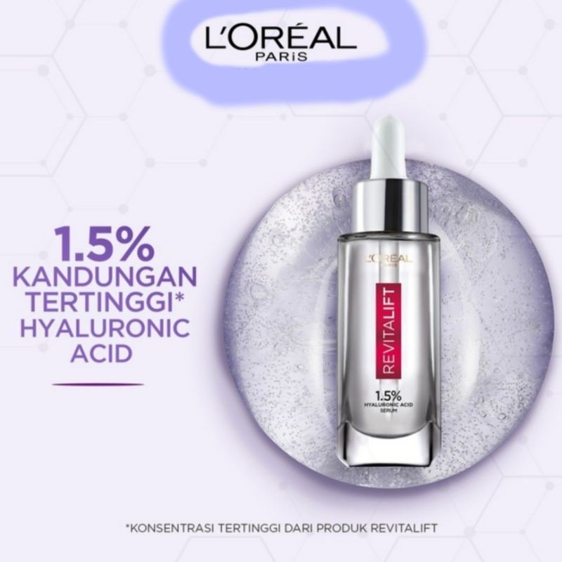 L'OREAL REVITALIFT HYALURONIC ACID SERUM 30ml