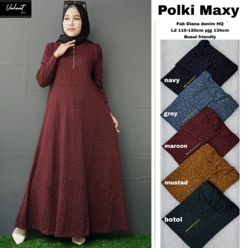 GAMIS DRESS POLOS RAJUT CAKRA BY VALENT