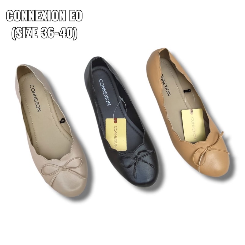 Flat Shoes Connexion Merk Matahari / Sepatu Wanita Connexion Merk Matahari / Connexion / Sepatu Conn