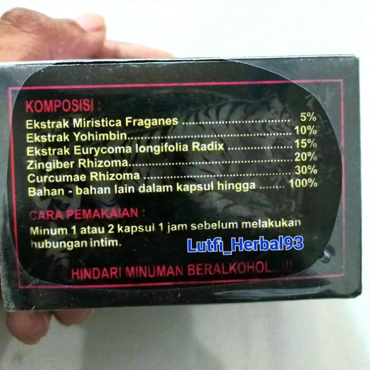 み Harimau Putih Kapsul 10X ㄲ