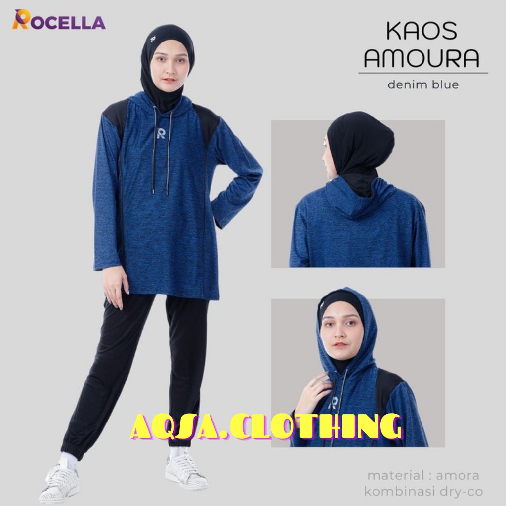 KAOS HOODIE WANITA LENGAN PANJANG UKURAN JUMBO OVERSIZE - BAHAN NYAMAN