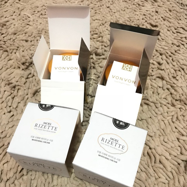 Vonvon Moel Rizette whitening cream