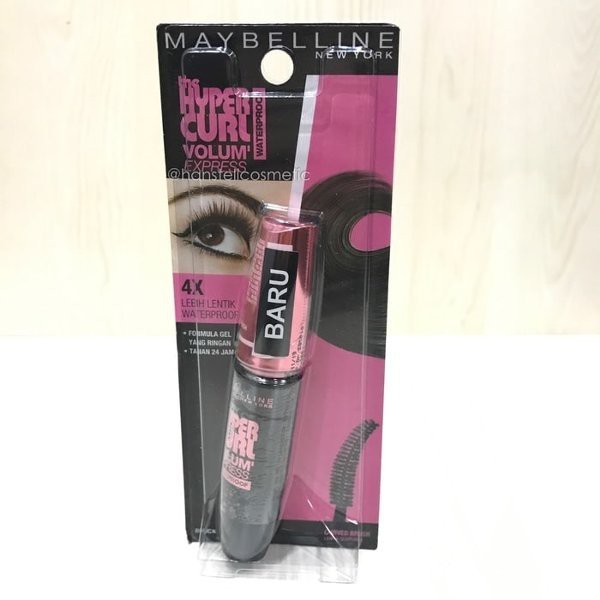 MASCARA MAYBELLINE HYPERCURL VOLUM EXPRESS VERY BLACK ORIGINAL/MASCARA MATA