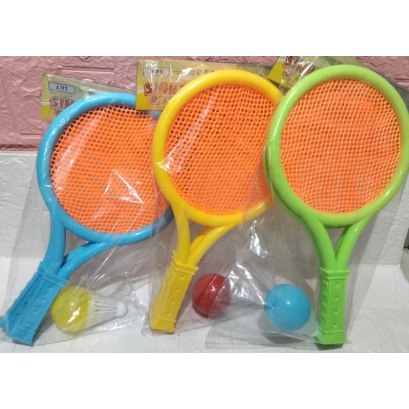 mainan raket badminton dan tennis