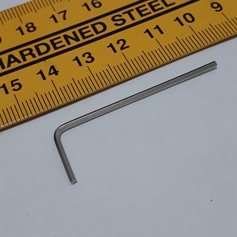 Kunci L 1.5mm Kunci L Mini Kunci L 1.5 mm Allen Key 1.5 mm Kunci L untuk baut M2