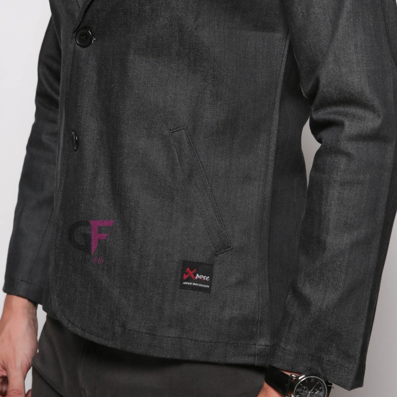 GIOFLO Blazer Slim Fit Pria Black / BLZ 659