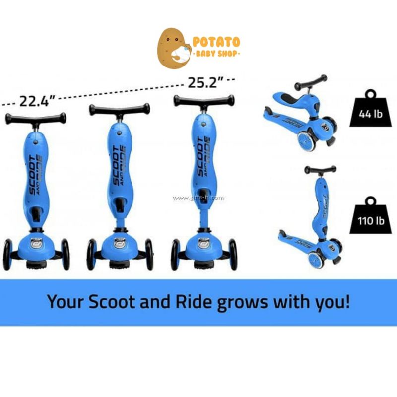 Highway Kick 1 - Scoot And Ride / Scooter Anak 2in1