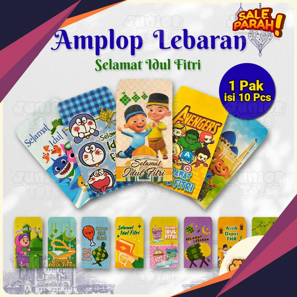 

SENSASIONAL Amplop Lebaran Selamat Idul Fitri Karakter Anak isi 1 pcs