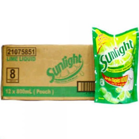 Sunlight Cairan Pencuci Piring Jeruk Nipis 755Ml (1 dus)