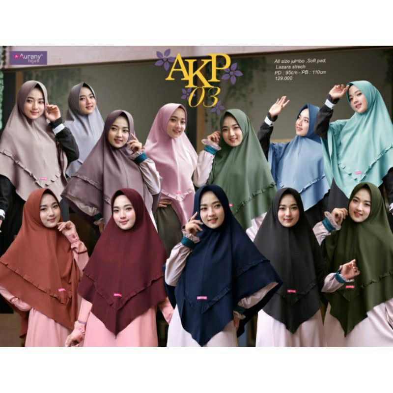 Laila Collection AKP 03 Hijab Instan AURANY Khimar Syar'i