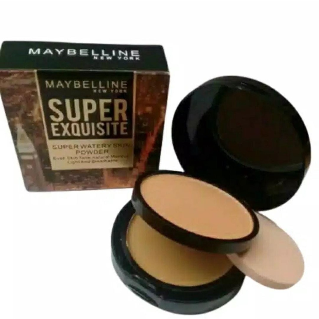 Maybeliin Bedak Padat Bedak Basah Make Up 2 in 1