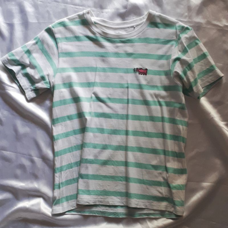 SP_PRELOVED : Kaos Cewek Uniqlo Stripe