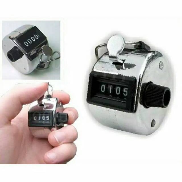 Hand tally counter alat hitung serbaguna atau tasbih digital 4 digit