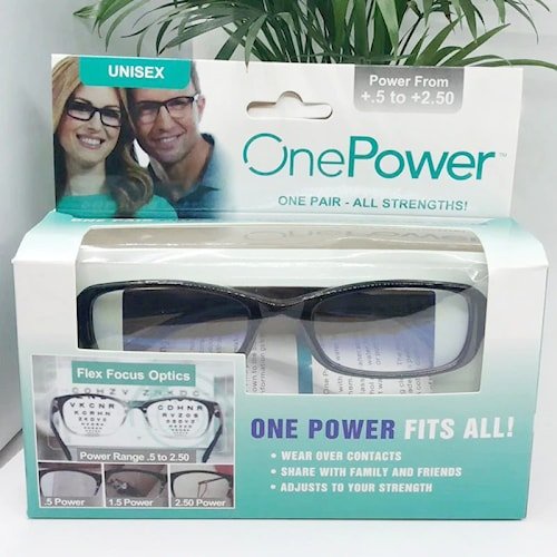 Kacamata Baca Plus Auto Focus Adjusment One Power Readers Untuk Pria Dan Wanita Original 100% / Kaca Mata Reader Fokus