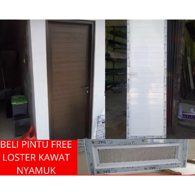 Buy 1 Pintu Geser Panel Free Loster Kawat Nyamuk