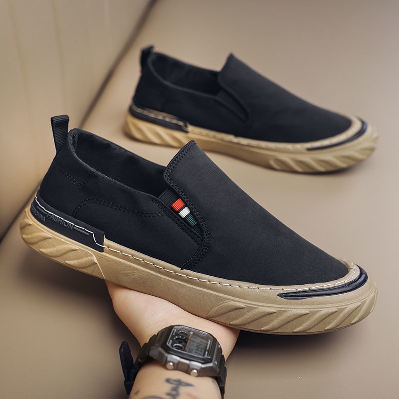 Sepatu Pria Slip On Import - 119543 - Sepatu Sporty Trendy Termurah Shoes Casual Fashion Cowok