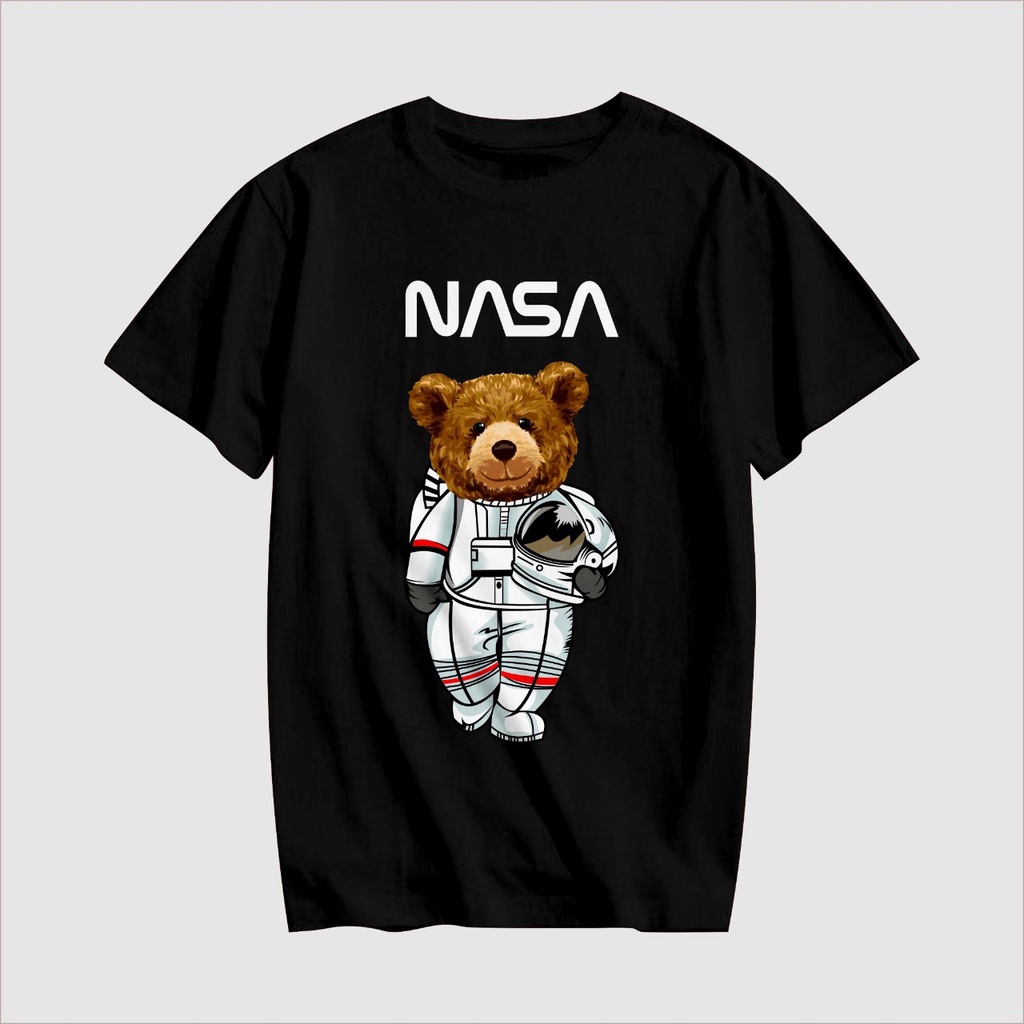 Kaos pria T-shirt combat premium Nasa Astro