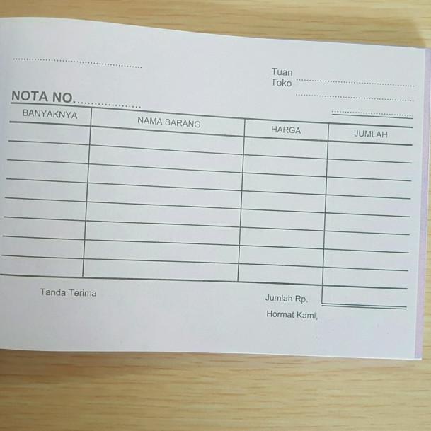 

◘ KIKY NOTA KONTAN LANDSCAPE NCR 2 PLY KECIL ♥