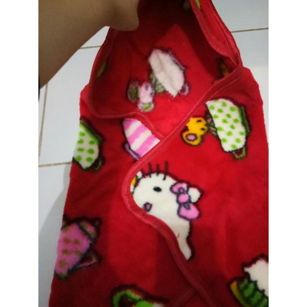 Selimut bayi Topi Bulu-Selimut bayi murah Lembut-Selimut Bayi