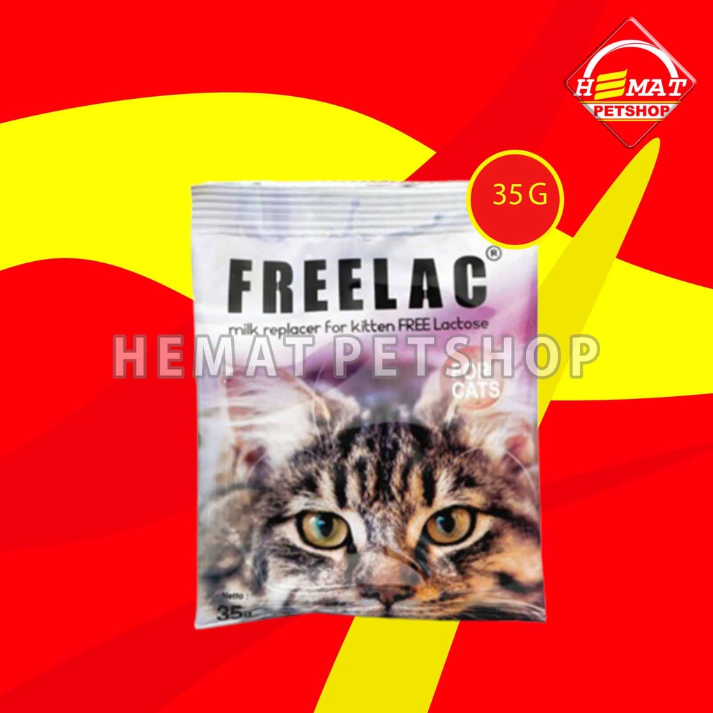 FREELAC MILK Susu Anak Kucing Cat Milk kitten 35gram