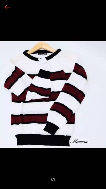 Sweater Rajut BLOUSE SHECKER rajut wanita