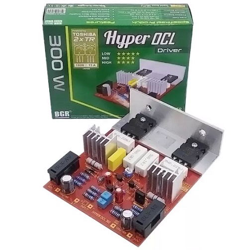 Kit Power Amplifier HYPER OCL Mono +TR Toshiba Asli 300Watt Power Hyper OCL Driver 300 WATT Premium