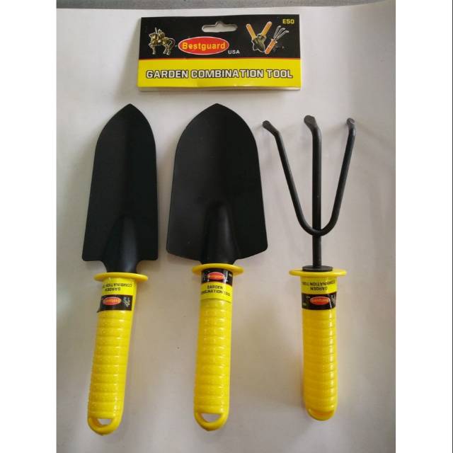 Sekop taman isi 3pcs GARDENTOOLS bestguard - kuat